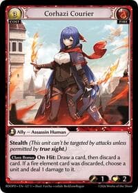 Corhazi Courier - Radiant Origins: Pantheon - Grand Archive TCG card
