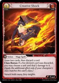 Creative Shock (128A) - Radiant Origins: Pantheon - Grand Archive TCG card