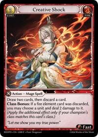 Creative Shock (128B) - Radiant Origins: Pantheon - Grand Archive TCG card
