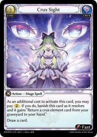 Crux Sight - Radiant Origins: Pantheon - Grand Archive TCG card