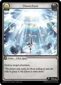 Disenchant (055A) - Radiant Origins: Pantheon - Grand Archive TCG card