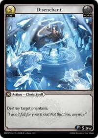 Disenchant (055B) - Radiant Origins: Pantheon - Grand Archive TCG card