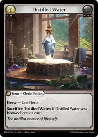 Distilled Water - Radiant Origins: Pantheon - Grand Archive TCG card
