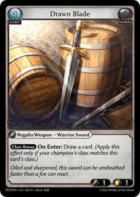 Drawn Blade - Radiant Origins: Pantheon - Grand Archive TCG card