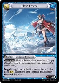 Flash Freeze - Radiant Origins: Pantheon - Grand Archive TCG card