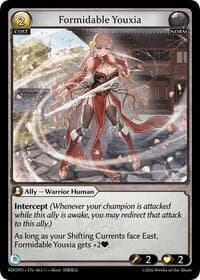 Formidable Youxia - Radiant Origins: Pantheon - Grand Archive TCG card