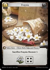 Fraysia - Radiant Origins: Pantheon - Grand Archive TCG card