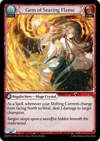 Gem of Searing Flame - Radiant Origins: Pantheon - Grand Archive TCG card