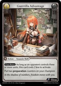 Guerrilla Advantage - Radiant Origins: Pantheon - Grand Archive TCG card