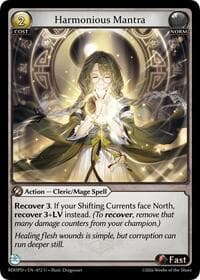 Harmonious Mantra - Radiant Origins: Pantheon - Grand Archive TCG card
