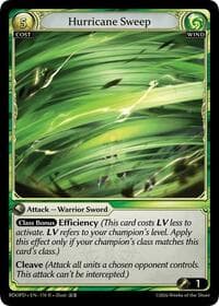 Hurricane Sweep - Radiant Origins: Pantheon - Grand Archive TCG card
