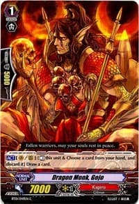 Dragon Monk, Gojo - BT01: Descent of the King of Knights - Cardfight Vanguard card