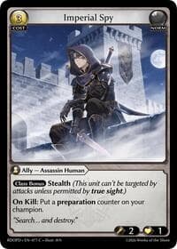Imperial Spy - Radiant Origins: Pantheon - Grand Archive TCG card