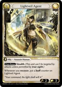 Lightveil Agent - Radiant Origins: Pantheon - Grand Archive TCG card