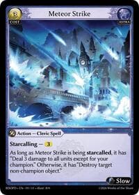 Meteor Strike - Radiant Origins: Pantheon - Grand Archive TCG card