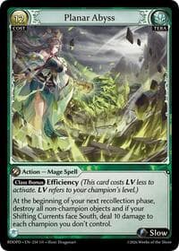 Planar Abyss - Radiant Origins: Pantheon - Grand Archive TCG card