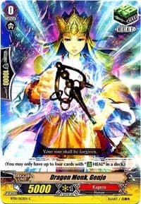 Dragon Monk, Genjo - BT01: Descent of the King of Knights - Cardfight Vanguard card