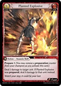 Planted Explosive - Radiant Origins: Pantheon - Grand Archive TCG card