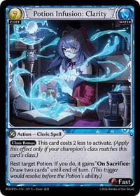Potion Infusion: Clarity - Radiant Origins: Pantheon - Grand Archive TCG card