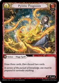 Pyretic Prognosis - Radiant Origins: Pantheon - Grand Archive TCG card