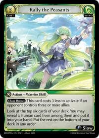 Rally the Peasants - Radiant Origins: Pantheon - Grand Archive TCG card
