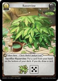 Razorvine - Radiant Origins: Pantheon - Grand Archive TCG card