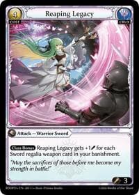 Reaping Legacy - Radiant Origins: Pantheon - Grand Archive TCG card