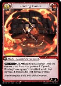 Rending Flames - Radiant Origins: Pantheon - Grand Archive TCG card