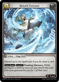 Retold Fortune - Radiant Origins: Pantheon - Grand Archive TCG card