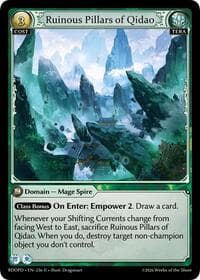 Ruinous Pillars of Qidao - Radiant Origins: Pantheon - Grand Archive TCG card