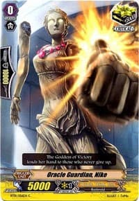 Oracle Guardian, Nike - BT01: Descent of the King of Knights - Cardfight Vanguard card