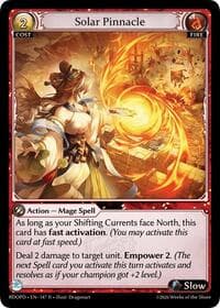 Solar Pinnacle - Radiant Origins: Pantheon - Grand Archive TCG card