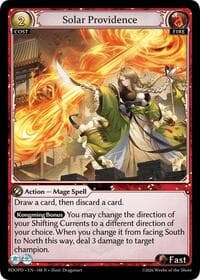 Solar Providence - Radiant Origins: Pantheon - Grand Archive TCG card