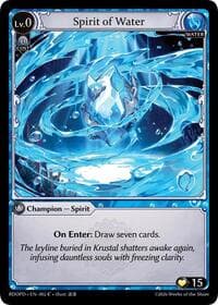 Spirit of Water - Radiant Origins: Pantheon - Grand Archive TCG card