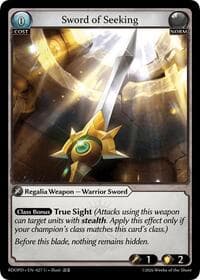 Sword of Seeking - Radiant Origins: Pantheon - Grand Archive TCG card