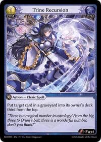 Trine Recursion - Radiant Origins: Pantheon - Grand Archive TCG card