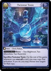 Twinstar Tonic - Radiant Origins: Pantheon - Grand Archive TCG card