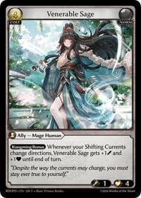 Venerable Sage - Radiant Origins: Pantheon - Grand Archive TCG card