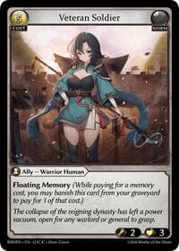 Veteran Soldier (121C) - Radiant Origins: Pantheon - Grand Archive TCG card