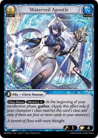 Waterveil Apostle - Radiant Origins: Pantheon - Grand Archive TCG card