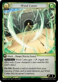 Wind Cutter - Radiant Origins: Pantheon - Grand Archive TCG card