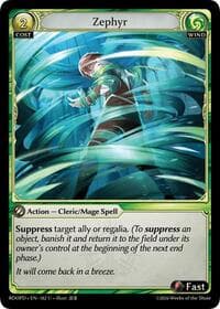 Zephyr - Radiant Origins: Pantheon - Grand Archive TCG card