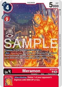 Meramon - Dual Revolution - Digimon Card Game card
