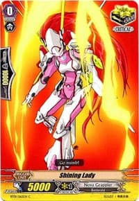 Shining Lady - BT01: Descent of the King of Knights - Cardfight Vanguard card