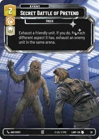 Secret Battle of Pretend (Foil) - A Lawless Time: Weekly Play Promos - Star Wars: Unlimited card