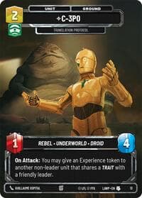 C-3PO - Translation Protocol - A Lawless Time: Weekly Play Promos - Star Wars: Unlimited card