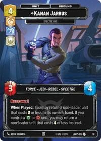 Kanan Jarrus - Spectre One - A Lawless Time: Weekly Play Promos - Star Wars: Unlimited card