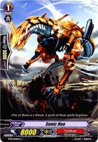 Sonic Noa - BT01: Descent of the King of Knights - Cardfight Vanguard card