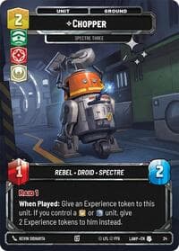 Chopper - Spectre Three (Foil) - A Lawless Time: Weekly Play Promos - Star Wars: Unlimited card