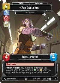 Zeb Orellios - Spectre Four (Foil) - A Lawless Time: Weekly Play Promos - Star Wars: Unlimited card